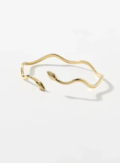 Serpent open bangle