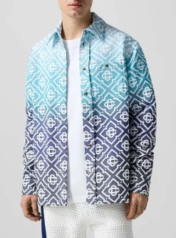 Shade terry jacquard overshirt