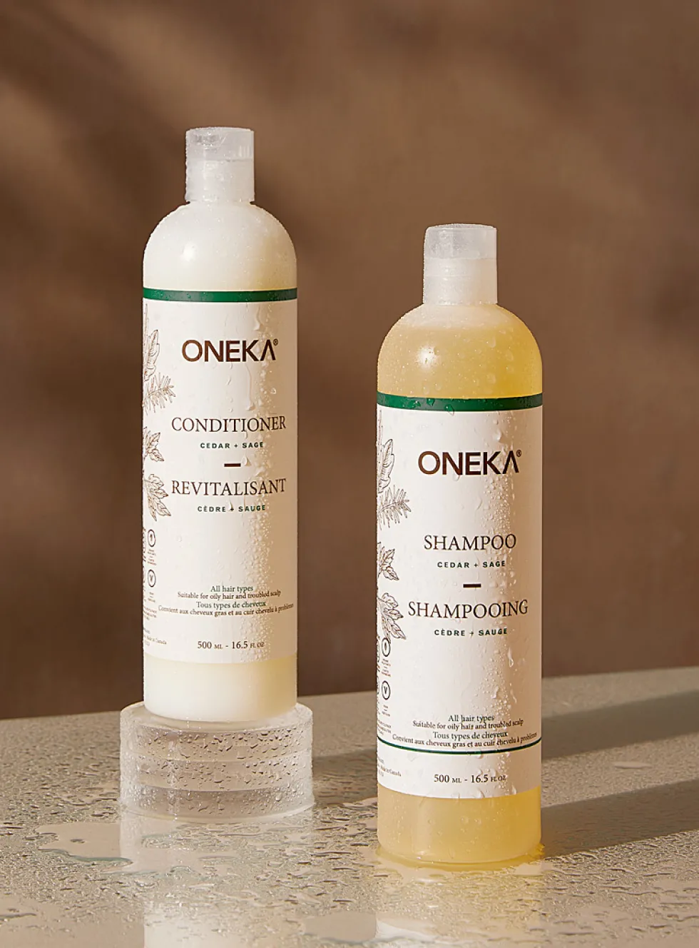 Shampoo and conditioner set