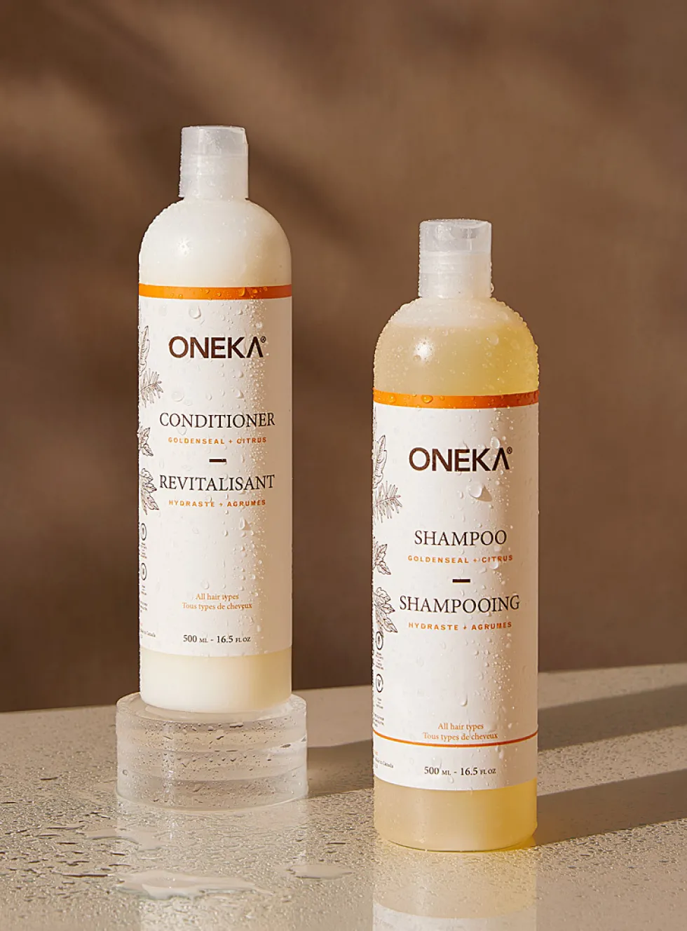 Shampoo and conditioner set