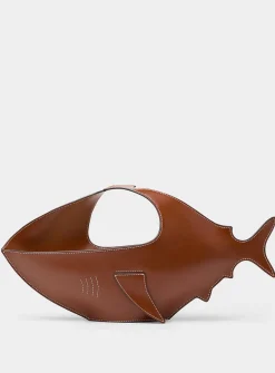 Shark leather bag