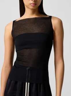 Sheer cotton cami