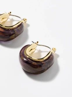 Sheer hue hoops