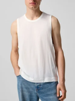 Sheer muscle tee
