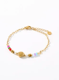 Shell bead bracelet