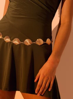 Shell metallic belt
