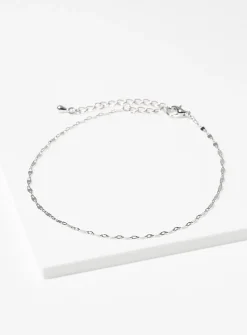 Shimmery ankle chain