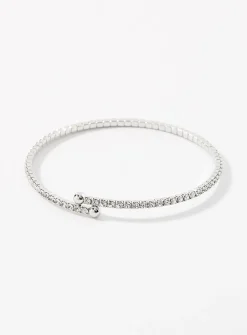 Shimmery crystal bangle