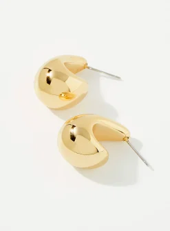 Shimmery dome earrings