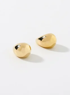 Shimmery dome earrings