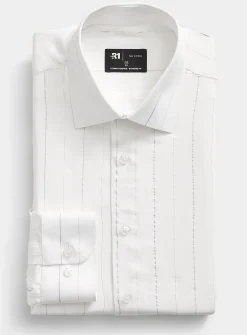 Shimmery stripe shirt