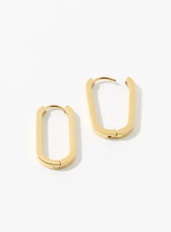 Shiny oval hoops