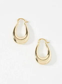Shiny oval hoops