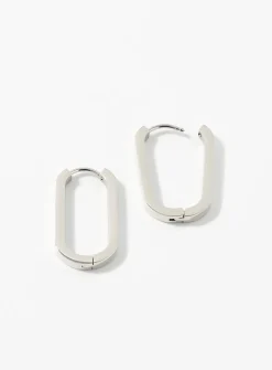 Shiny oval hoops