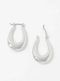 Shiny oval hoops