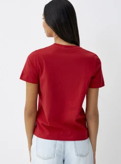 Short-sleeve crew-neck tee