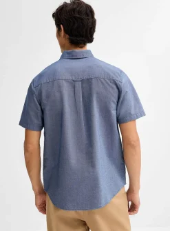 Short-sleeve Oxford shirt
