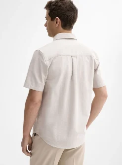 Short-sleeve Oxford shirt