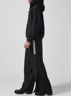 Side openings loose track pant
