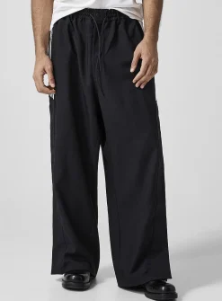 Side openings loose track pant