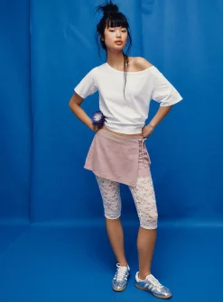Side-tie skort