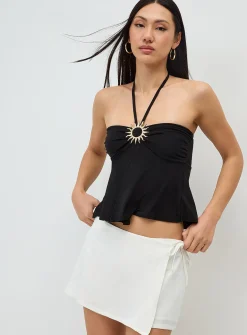 Side-tie skort