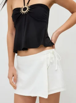 Side-tie skort