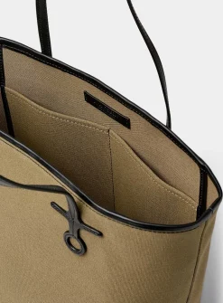 Signature anchor canvas tote bag