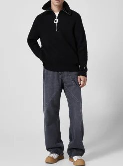 Signature anchor twisted carpenter jean