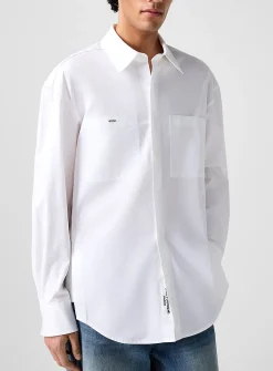 Signature back white shirt