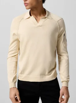 Signature glasses Johnny collar knit polo