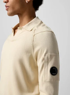 Signature glasses Johnny collar knit polo