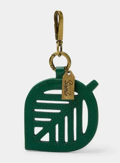 Signature green leaf charm