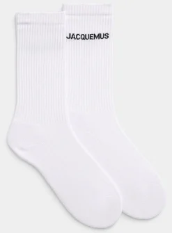 Signature ribbed socks