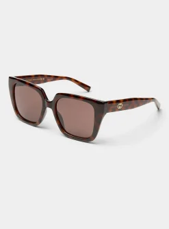 Signature stripes square sunglasses