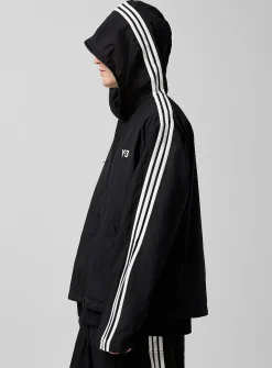 Signature stripes wire inserts windbreaker