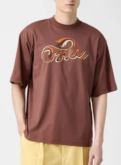 Signature wave boxy-fit T-shirt