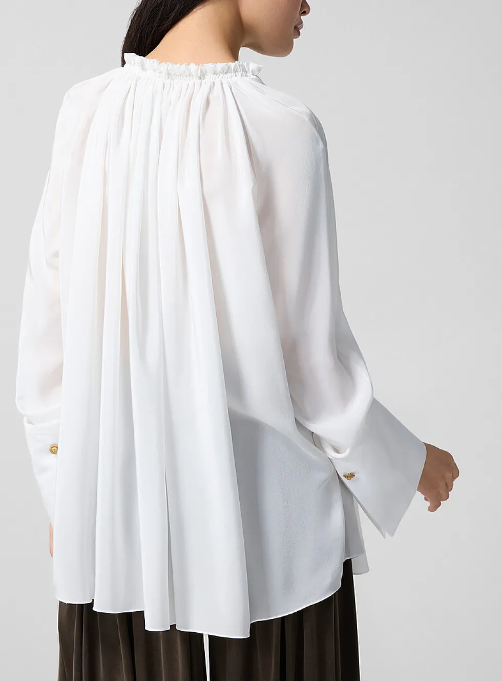 Silk crepe blouse