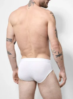 Silky jersey low-rise brief