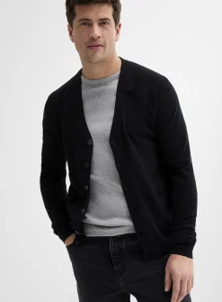 Silky knit cardigan