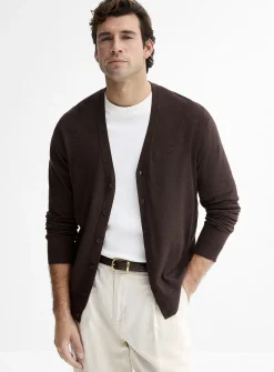 Silky knit cardigan