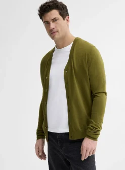 Silky knit cardigan