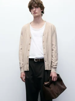 Silky knit cardigan