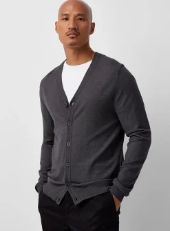 Silky knit cardigan