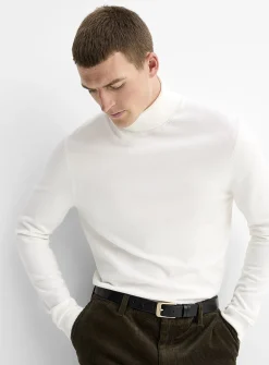 Silky knit turtleneck
