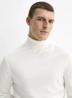 Silky knit turtleneck