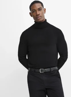 Silky knit turtleneck