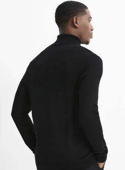 Silky knit turtleneck