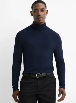 Silky knit turtleneck