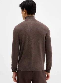 Silky knit turtleneck